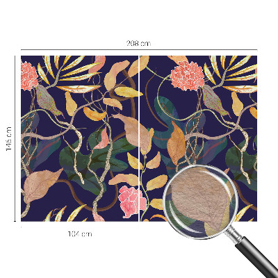 Large wall mural Plant elegance