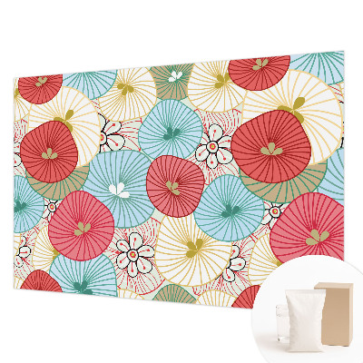 Large wallpaper mural Floral pattern