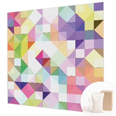 Large wall mural wallpaper Colorful shapes