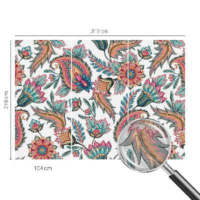 Modern wall mural for bedroom Oriental pattern