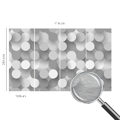 High quality photo wallpaper Gray circles