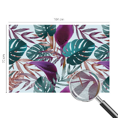 Premium wall mural for bedroom Tropical composition