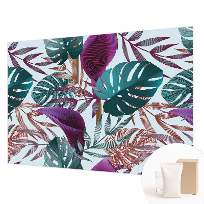 Premium wall mural for bedroom Tropical composition