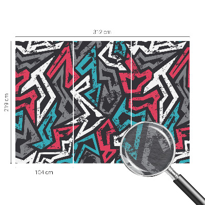 Decorative wall mural for living room Abstract mosaic