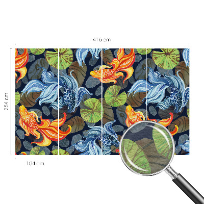 Photo wallpaper Fish patterns