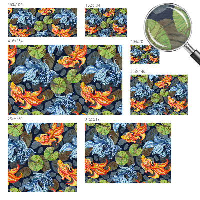 Photo wallpaper Fish patterns