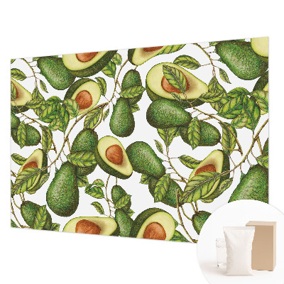 Wall mural for living room Avocado pattern