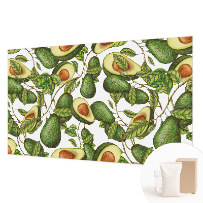 Wall mural for living room Avocado pattern