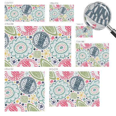 Wall mural for bedroom Floral patterns