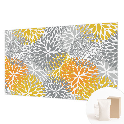 Wallpaper mural for living room Flower energy