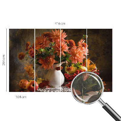Large wallpaper mural Autumn composition