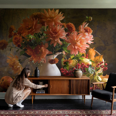 Large wallpaper mural Autumn composition