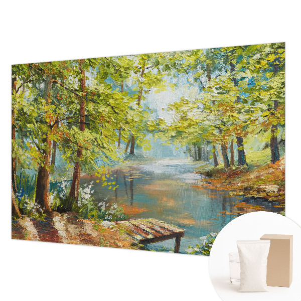 Large wall mural wallpaper Idyllic lake