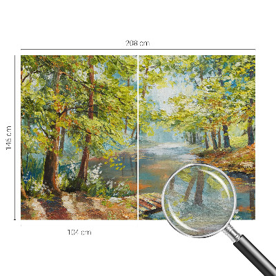 Large wall mural wallpaper Idyllic lake
