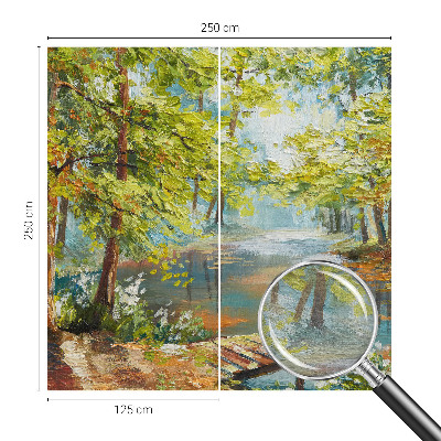 Large wall mural wallpaper Idyllic lake