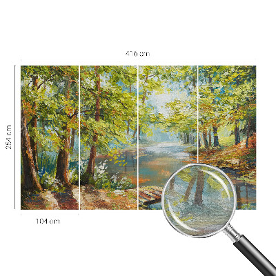 Large wall mural wallpaper Idyllic lake
