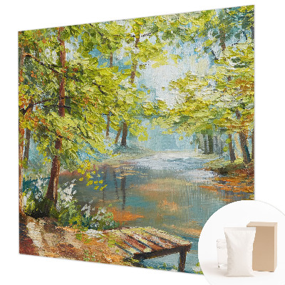 Large wall mural wallpaper Idyllic lake