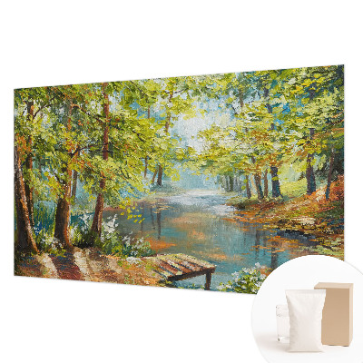 Large wall mural wallpaper Idyllic lake