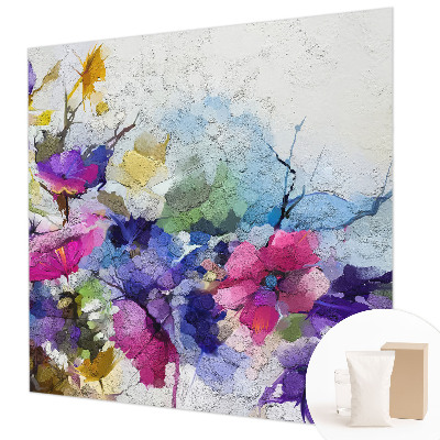 Modern wall mural Abstract flowers