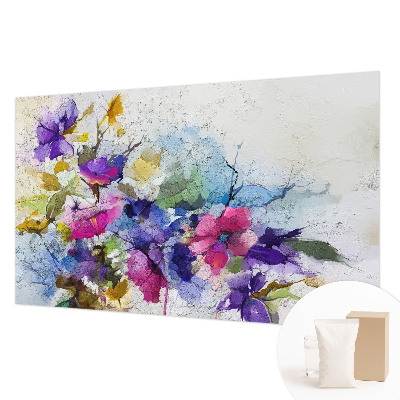 Modern wall mural Abstract flowers