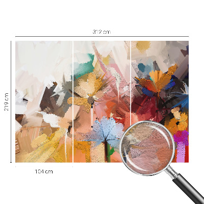 High quality photo wallpaper Floral abstract