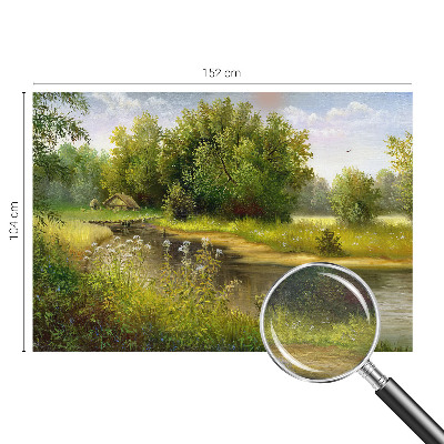 Modern wall mural for living room Rural landscape