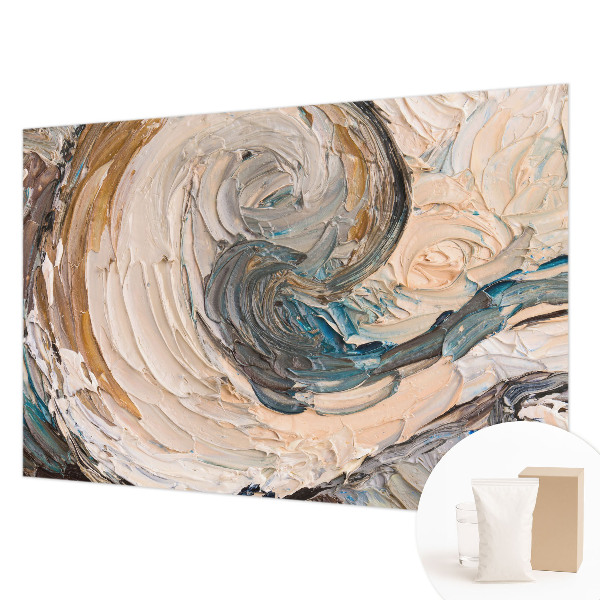 Premium photo wallpaper Colorful swirls
