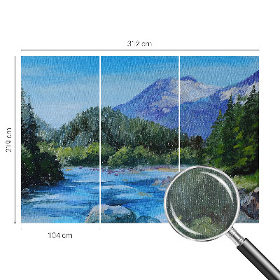 Large wall mural Mountain scenery
