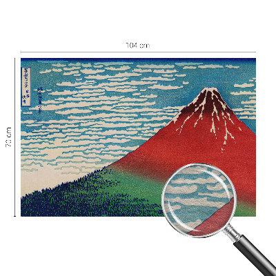 Photo wallpaper Red Mountain