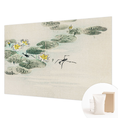 Bedroom wall mural wallpaper with a calm water design