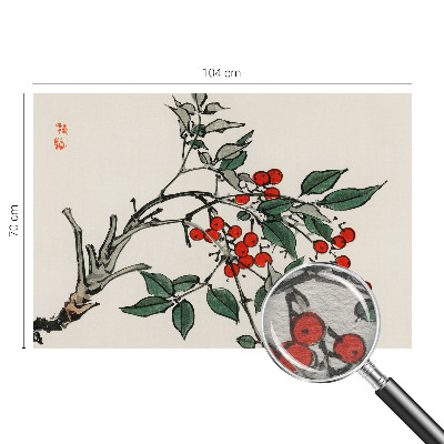 Wall mural for living room A sprig of berries