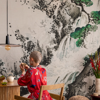 Large wall mural Nature's Waterfall