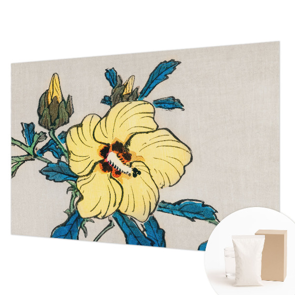 Large wallpaper mural Yellow flower