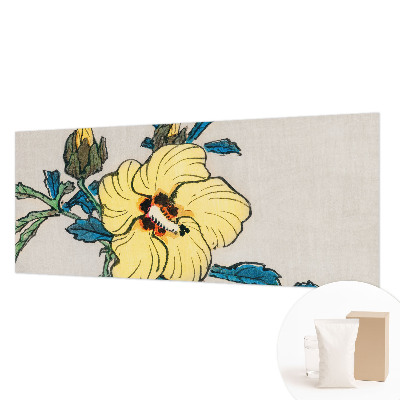 Large wallpaper mural Yellow flower