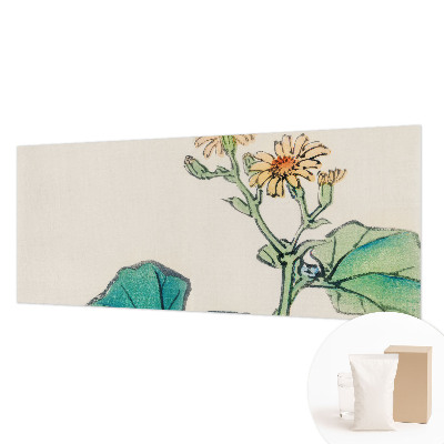 Modern wall mural Flower and leaves