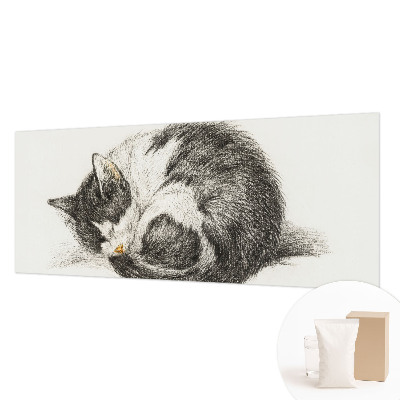 Modern wall mural for bedroom Adorable kitty