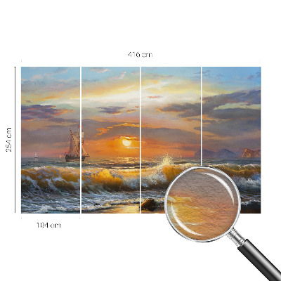 High quality wall mural wallpaper Sea panorama
