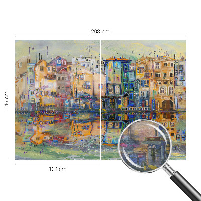 Premium wall mural for bedroom Magical city