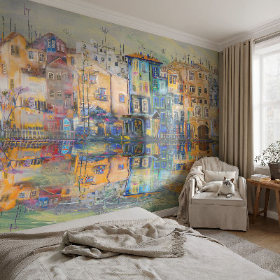 Premium wall mural for bedroom Magical city