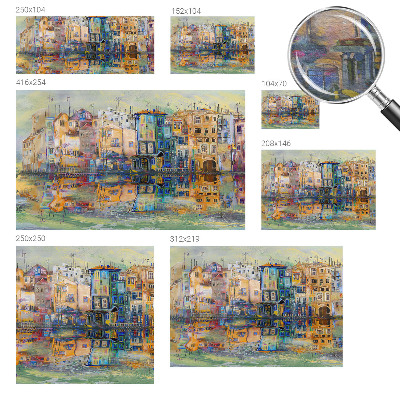Premium wall mural for bedroom Magical city