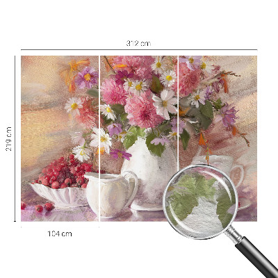 Premium photo wallpaper Wildflowers