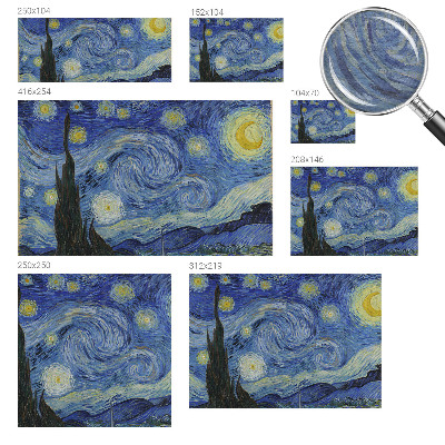 Decorative wall mural for living room Night Vortex