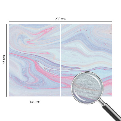 Non-woven photo wallpaper Pastel swirl