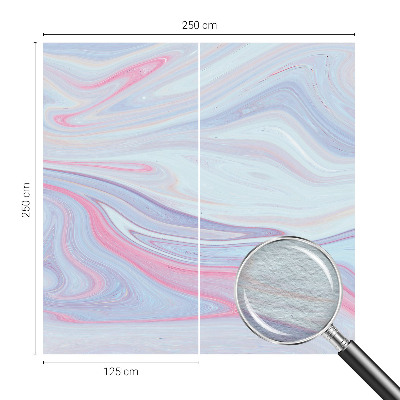 Non-woven photo wallpaper Pastel swirl