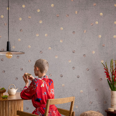 Bedroom wall mural wallpaper Symmetrical dots