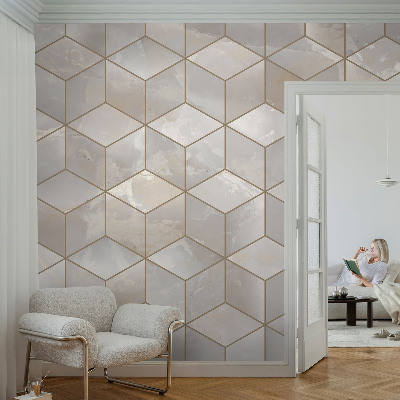 Large wall mural Geometric mosaic