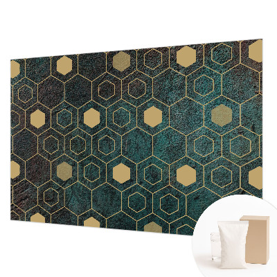 Large wall mural wallpaper Geometric hexagons