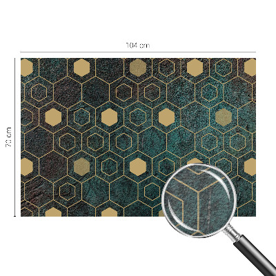 Large wall mural wallpaper Geometric hexagons
