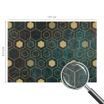 Large wall mural wallpaper Geometric hexagons