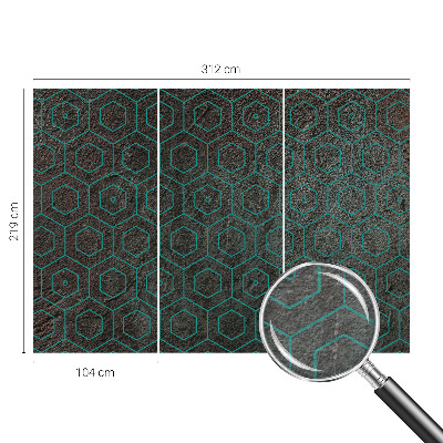 Modern wall mural Geometric pattern